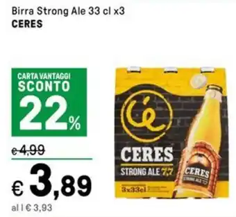 Iper La Grande Birra Strong Ale CERES offerta