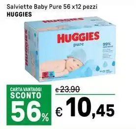 Iper La Grande Salviette Baby Pure HUGGIES offerta