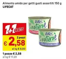 Iper La Grande Alimento umido per gatti LIFECAT offerta