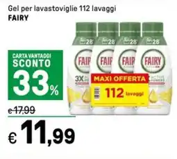 Iper La Grande Gel per lavastoviglie FAIRY offerta