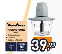 Iper La Grande Moulinex TRITATUTTO CHOPPEO DJ6031 offerta