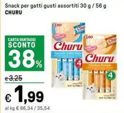 Iper La Grande Snack per gatti CHURU offerta