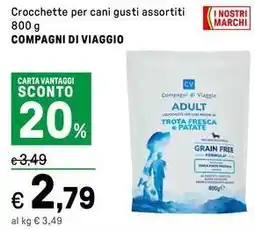 Iper La Grande Crocchette per cani COMPAGNI DI VIAGGIO offerta