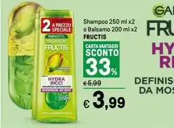 Iper La Grande Shampoo o Balsamo FRUCTIS offerta