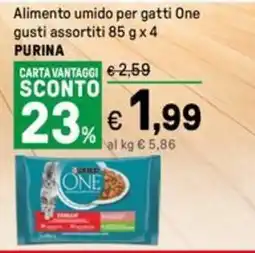 Iper La Grande Alimento umido per gatti One PURINA offerta
