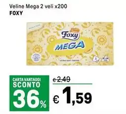 Iper La Grande Veline Mega 2 veli x 200 FOXY offerta