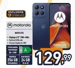 Iper La Grande motorola MOTO G15 offerta