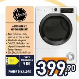 Iper La Grande Hoover ASCIUGATRICE HLPEH9N2TBES11 offerta