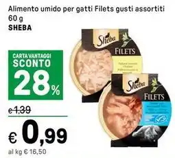 Iper La Grande Alimento umido per gatti Filets SHEBA offerta