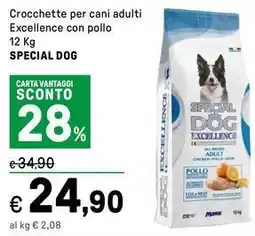 Iper La Grande Crocchette per cani adulti Excellence con pollo SPECIAL DOG offerta