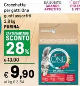Iper La Grande Crocchette per gatti One PURINA offerta