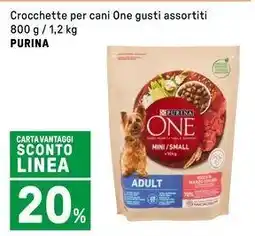 Iper La Grande Crocchette per cani One PURINA offerta