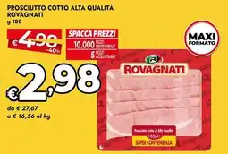 Bennet Prosciutto cotto alta qualità ROVAGNATI offerta