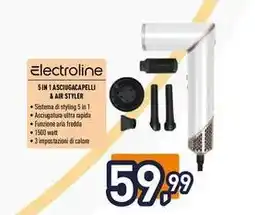 Iper La Grande Electroline 5 in 1 asciugacapelli & air styler offerta