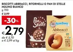 Bennet Biscotti abbracci, ritornelli o pan di stelle MULINO BIANCO offerta