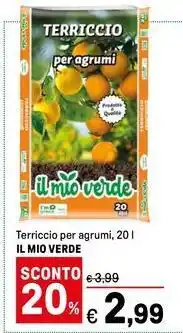 Iper La Grande Terriccio per agrumi IL MIO VERDE offerta