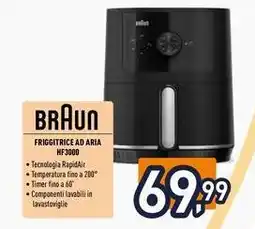 Iper La Grande BRAUN FRIGGITRICE AD ARIA HF3000 offerta