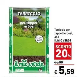 Iper La Grande Terriccio per tappeti erbosi IL MIO VERDE offerta