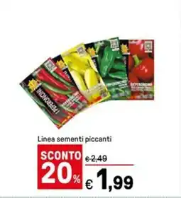 Iper La Grande Linea sementi piccanti offerta
