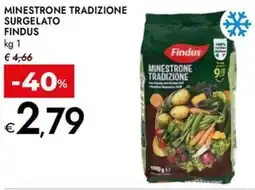 Bennet Minestrone tradizione surgelato FINDUS offerta