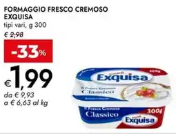Bennet Formaggio fresco cremoso EXQUISA offerta