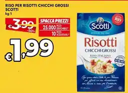 Bennet Riso per risotti chicchi grossi SCOTTI offerta