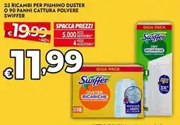 Bennet 23 ricambi per piumino duster o 90 panni cattura polvere SWIFFER offerta