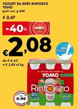 Bennet Yogurt da bere rinforzo YOMO offerta