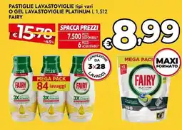 Bennet Pastiglie lavastoviglie o gel lavastoviglie platinum FAIRY offerta