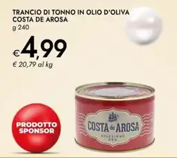 Bennet Trancio di tonno in olio d'oliva COSTA DE AROSA offerta