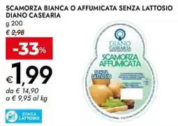 Bennet Scamorza bianca o affumicata senza lattosio DIANO CASEARIA offerta