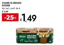 Bennet Cuore di brodo KNORR offerta