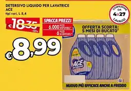 Bennet Detersivo liquido per lavatrice ACE offerta