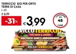 Bennet Terriccio bio per orto TERRE DI CASA offerta