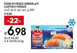 Bennet Fiori di pesce surgelati capitan FINDUS offerta