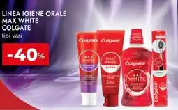 Bennet Linea igiene orale max white COLGATE offerta