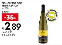 Bennet Pignoletto doc TERRE CEVICO offerta