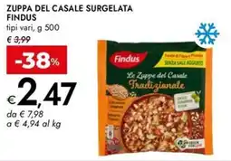 Bennet Zuppa del casale surgelata FINDUS offerta