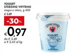 Bennet Yogurt STERZING VIPITENO offerta