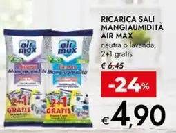 Bennet Ricarica sali mangiaumidità AIR MAX offerta