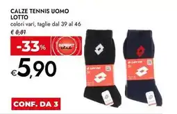 Bennet Calze tennis uomo LOTTO offerta