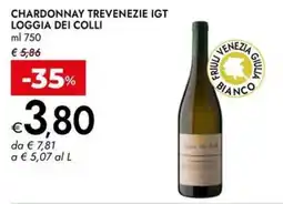 Bennet Chardonnay trevenezie igt LOGGIA DEI COLLI offerta