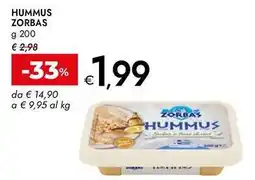 Bennet Hummus ZORBAS offerta