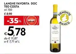 Bennet Langhe favorita doc TEO COSTA offerta