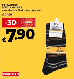 Bennet Calza uomo scuola nautica offerta