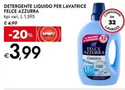 Bennet Detergente liquido per lavatrice FELCE AZZURRA offerta