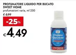 Bennet Profumatore liquido per bucato SWEET HOME offerta