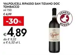 Bennet Valpolicell ripasso san tiziano doc TOMBACCO offerta