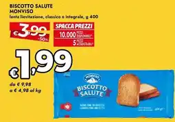 Bennet Biscotto salute MONVISO offerta