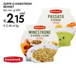 Bennet Zuppe o minestroni BENNET offerta